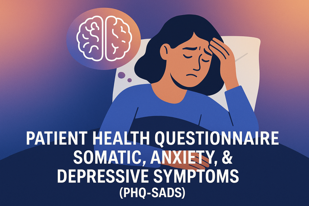 Patient Health Questionnaire Somatic, Anxiety, & Depressive Symptoms (PHQ-SADS)